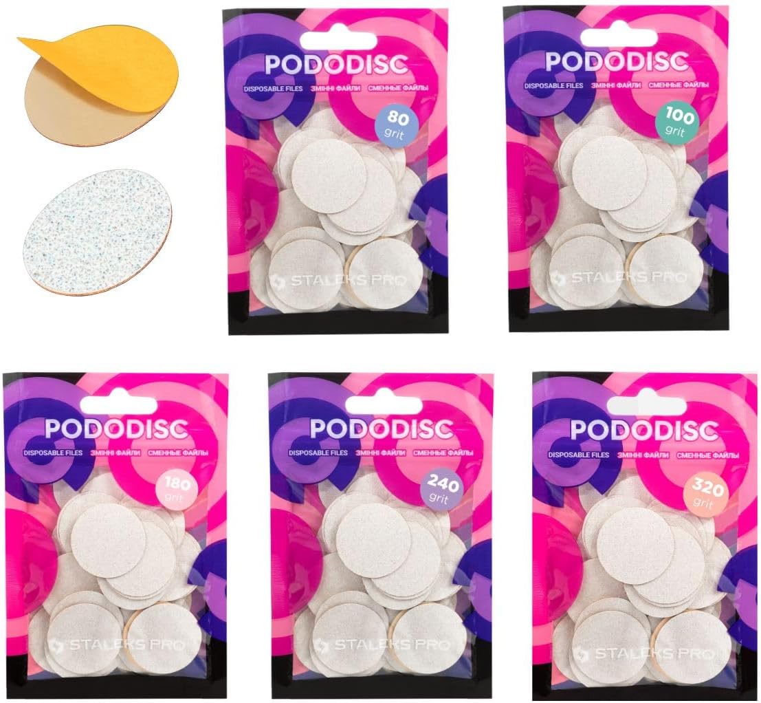 Natury Nails - Recambio pododisco 25mm. Todos los granos. 50 pcs