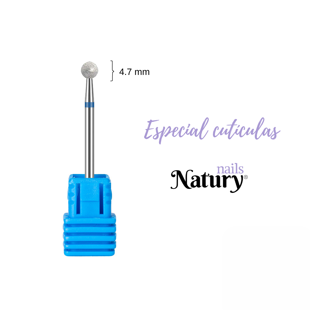 Natury Nails - Fresa de diamante – Bola 4.7mm