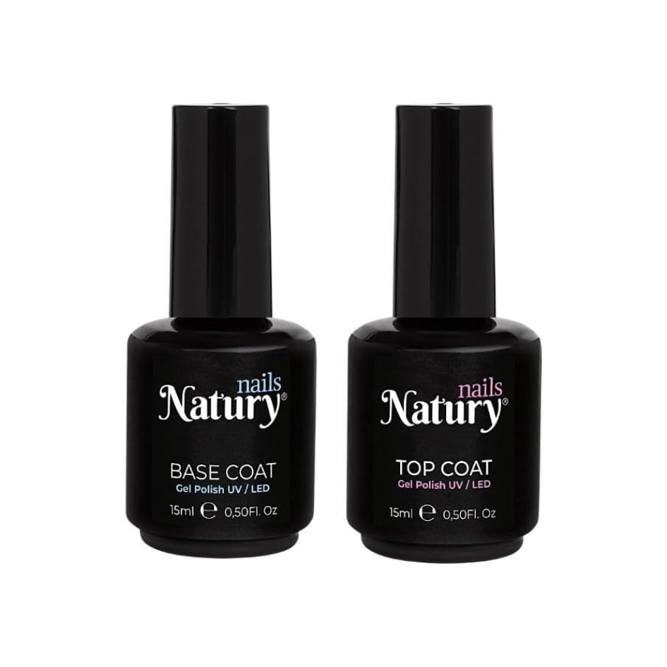 Natury Nails - Set Base y Top Coat