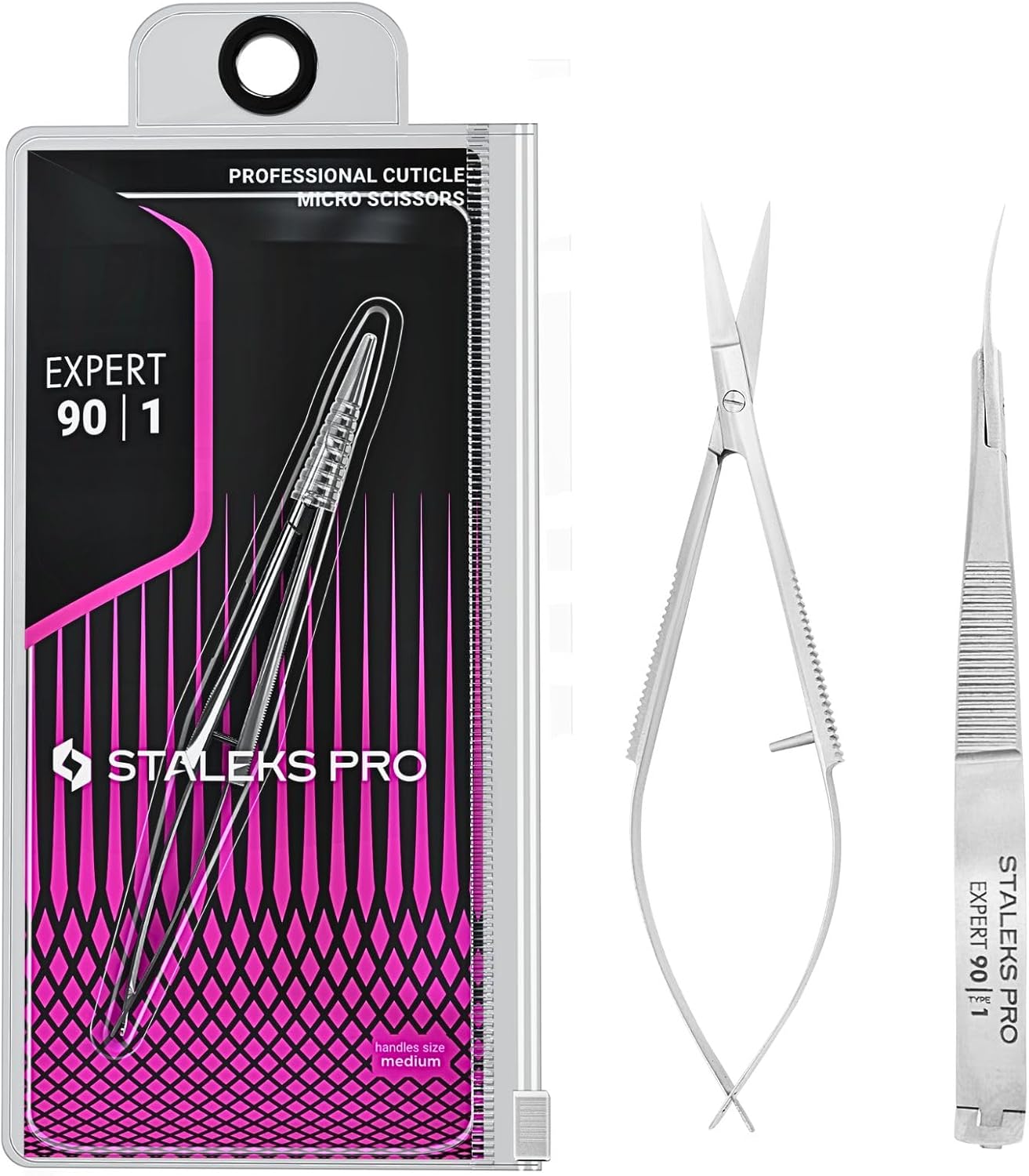 Natury Nails - Micro Tijera para cutículas. Expert SE-90/1
